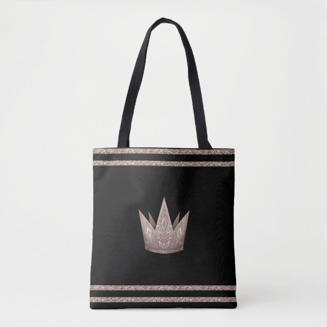 Crown, Queen Tote Bag (Front)