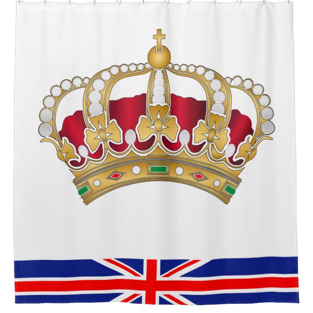 Crown Shower Curtain (Front)