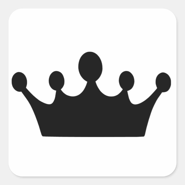 Crown Square Sticker (Front)