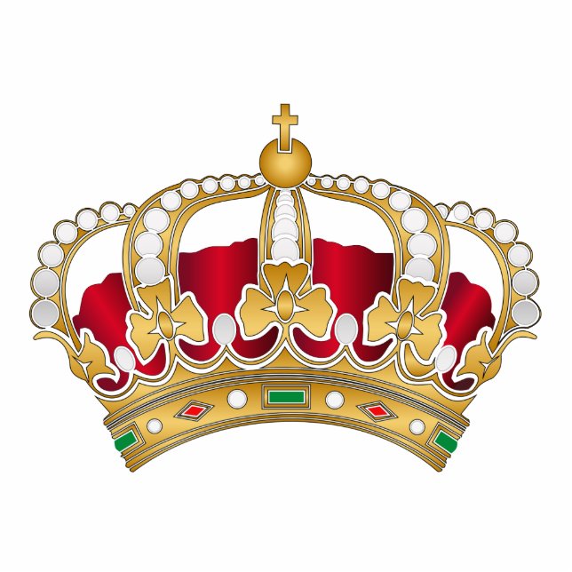 Crown Standing Photo Sculpture (Front)