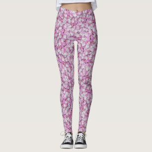 Crown Vetch Seamless Pattern Leggings