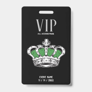 Crown VIP Badge ID Badge