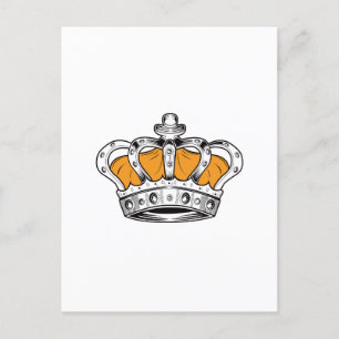 Crown - Yellow Postcard