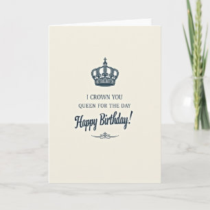 Crowned Celebration Card