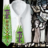 Crowned Chi Rho HOSANNA Palm Sunday