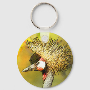 Crowned-Crane from JungleWalk Key Ring