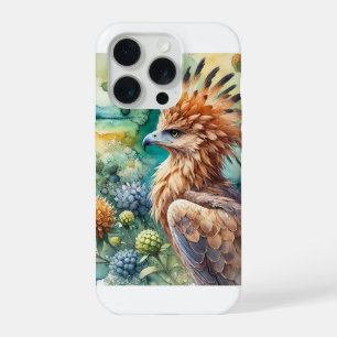 Crowned Eagle Majesty 030924AREF148 - Watercolor iPhone 15 Pro Case