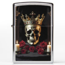 Crowned Golden Skull King