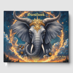 Crowned Guardian of the Celestial Gate the elefant Guest Book