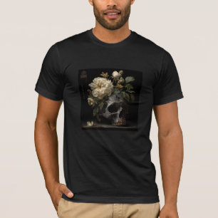 Crowned in Silence – Gothic Fine Art T-Shirt
