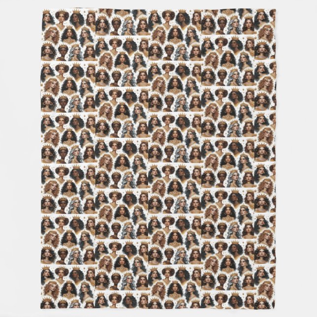 Crowned In Wisdom Blanket (Front)