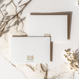 Crowned Monogram   Personalised Gentleman’s Card