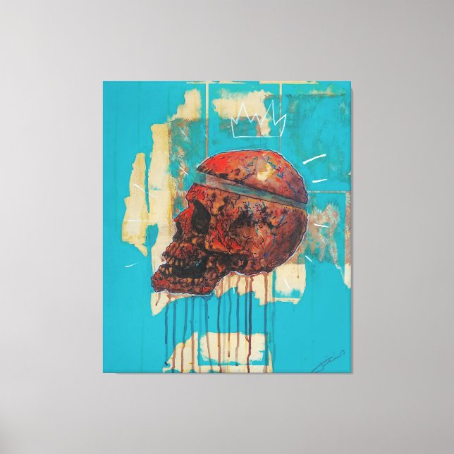 "Crowned Mortality #2" Canvas Print (Front)