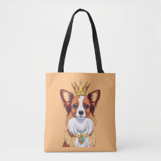 Crowned ones - Papillon Tote Bag