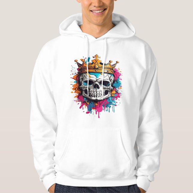 Crowned Skull Hoodie  (Front)