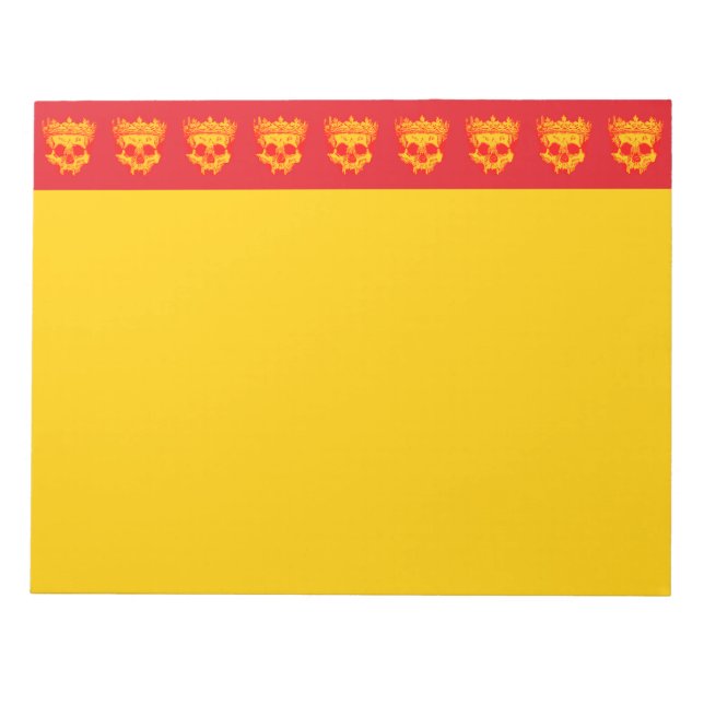 Crowned Skull Notepad (Front)