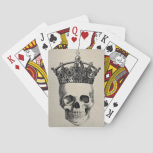 Crowned Skull Playing Cards