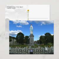 Crowned Statue of Our Lady of Lourdes, France -