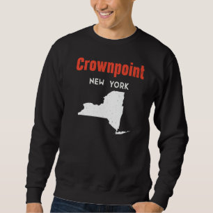 Crownpoint New York Usa State America Travel New Y Sweatshirt