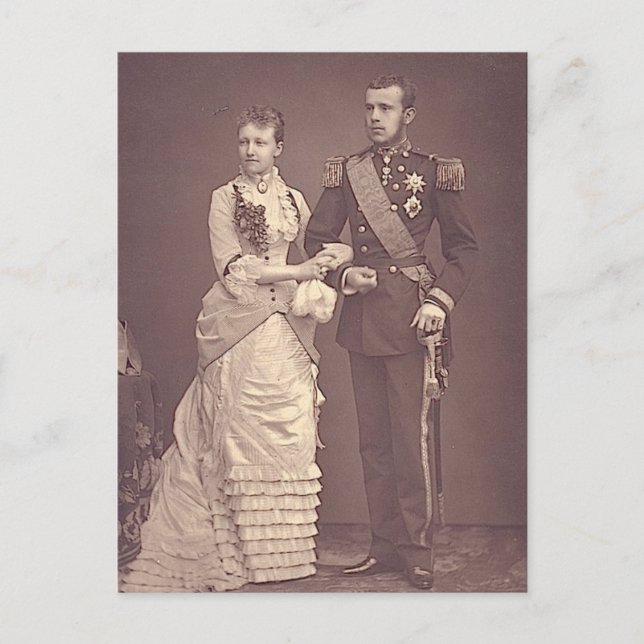 CROWNPRINCE RUDOLF & STEPHANIE of Austria #002H Postcard (Front)