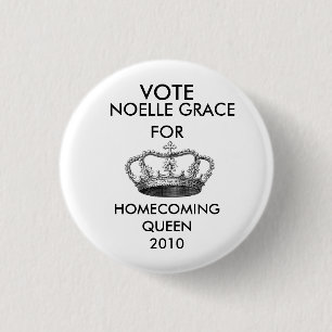 crownprincess-graphicsfairy006, VOTE, NOELLE GR... 3 Cm Round Badge