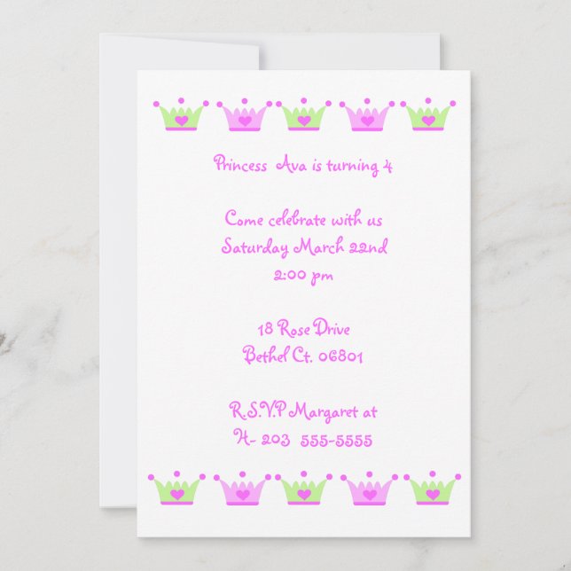 crowns invitation (Front)