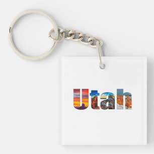 Crowns of Utah Key Ring