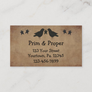 Crows And Stars Business Card