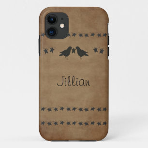 Crows and Stars iPhone 11 Case