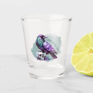 Crows Before Bros Shot Glass