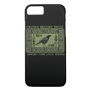 Crows Before Bros - Whimsigoth Fantasy Illustratio iPhone 8/7 Case