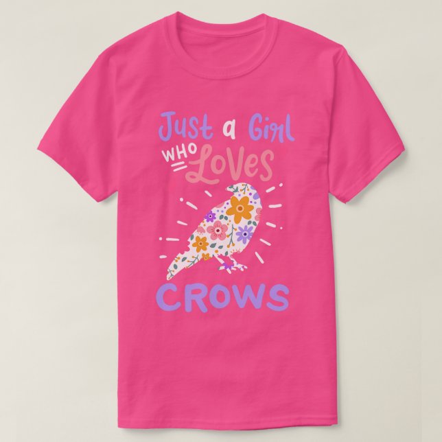 Crows Bird Crow Lover 1 T-Shirt (Design Front)