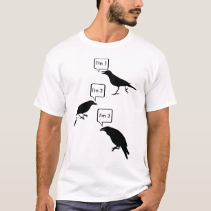 Crows Counting 123 T-Shirt