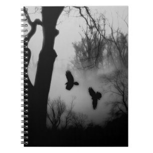 Crows Deep In The Forest Notebook