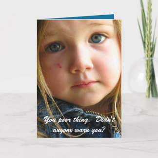 Crows feet card