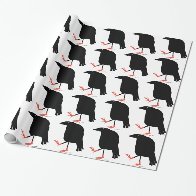 Crow's Feet Wrapping Paper (Unrolled)