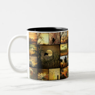 Crows Galore And More Two-Tone Coffee Mug