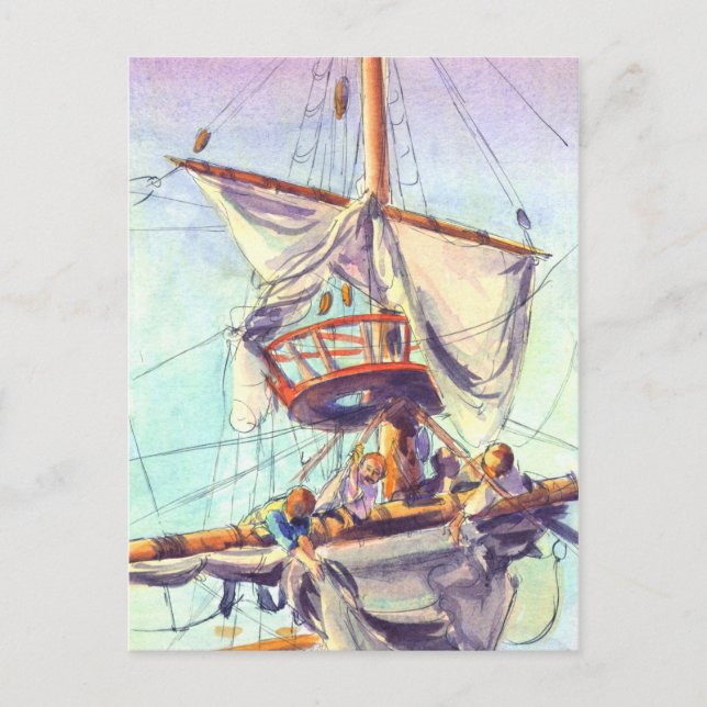 CROW'S NEST by SHARON SHARPE Postcard (Front)
