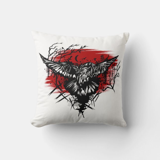 Crows Night Cushion (Front)