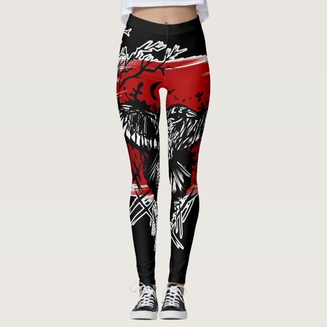 Crows Night Leggings (Front)