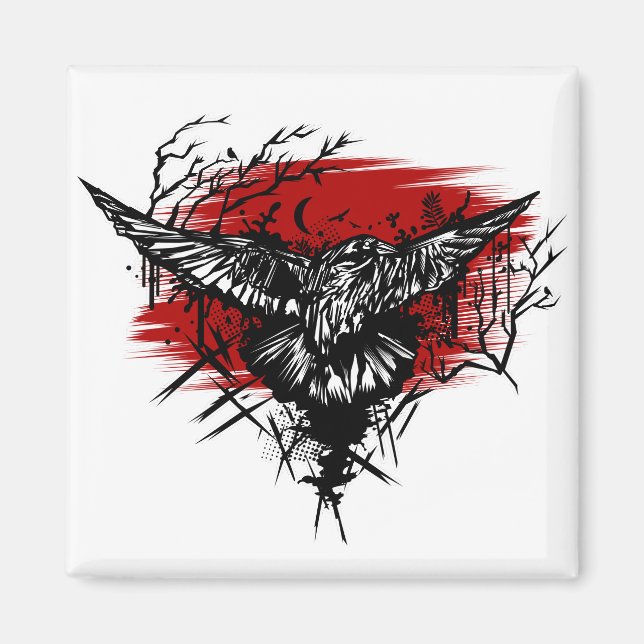 Crows Night Magnet (Front)