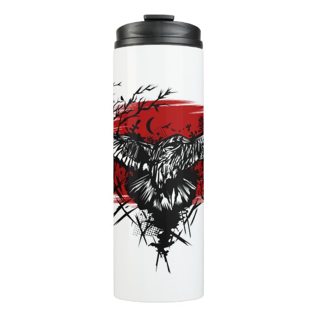 Crows Night Thermal Tumbler (Front)