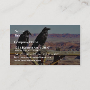 Crows Ravens Birds Black Business Card