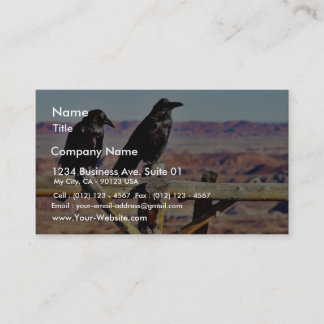 Crows Ravens Birds Black Business Card