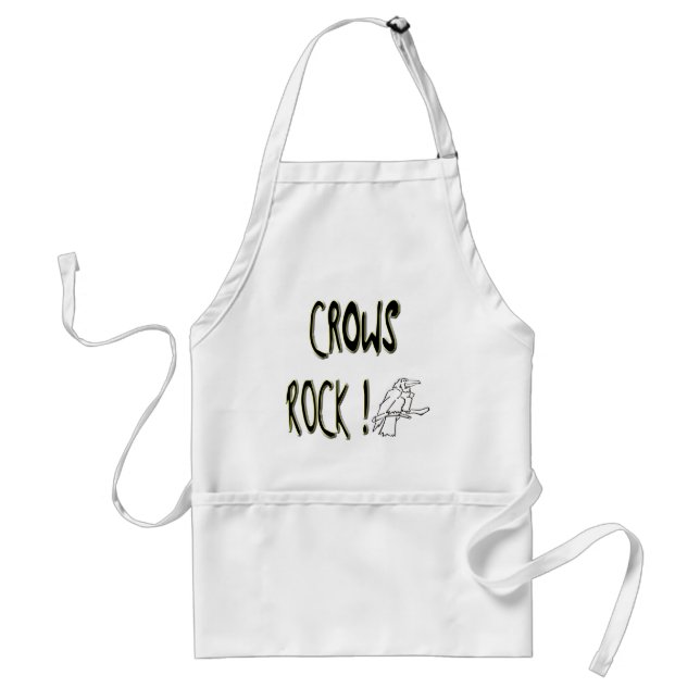 Crows Rock! Apron (Front)