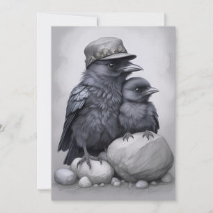Crows Rock! Card for Father's Day, Mother's Day, F