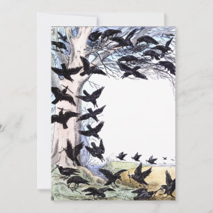 Crows Thank You Card