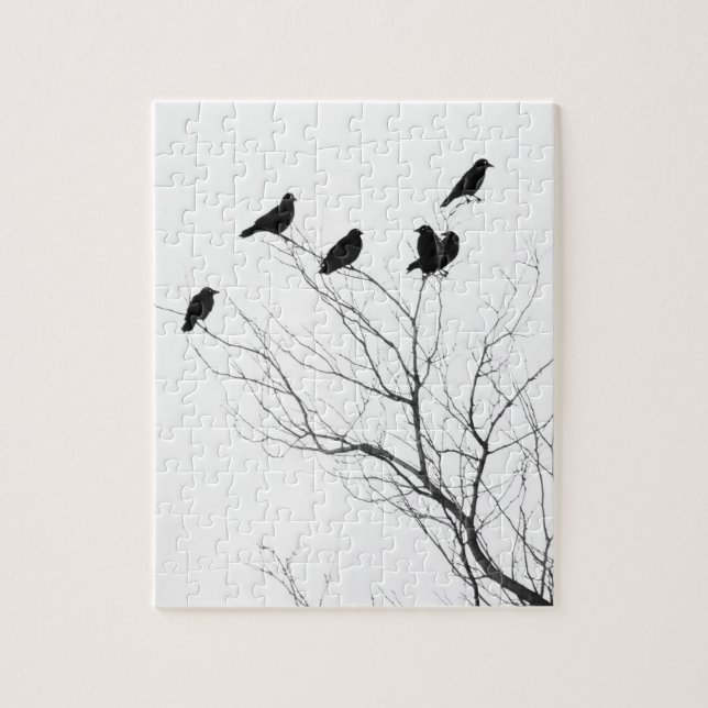 Crows The Tree Toppers Jigsaw Puzzle (Vertical)