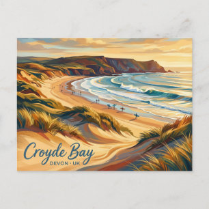 Croyde Bay UK Postcard