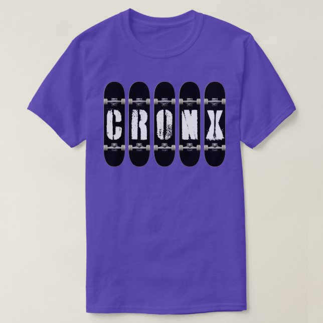 Croydon Cronx skater design T-Shirt (Design Front)